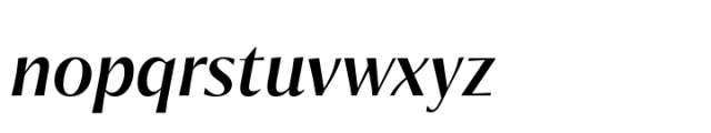 Chakai Alt Medium Italic Font LOWERCASE