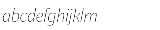 Chakai Thin Italic FONT