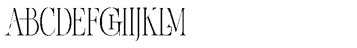 Chakem Condensed Font UPPERCASE