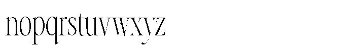 Chakem Condensed Font LOWERCASE