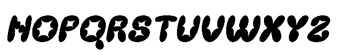 Chalen Italic Font UPPERCASE