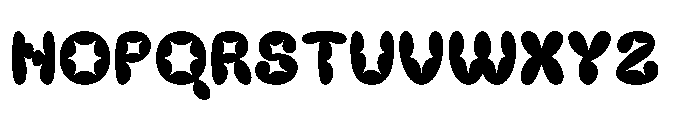 Chalen Regular Font UPPERCASE