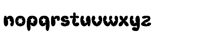 Chalen Regular Font LOWERCASE