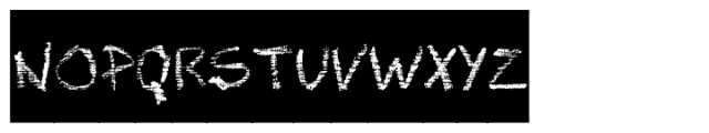Chalk PTx White Font UPPERCASE