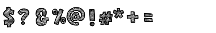 Chalk Sketch Font OTHER CHARS