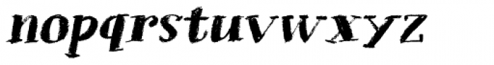 Chalkaholic Italic Font LOWERCASE