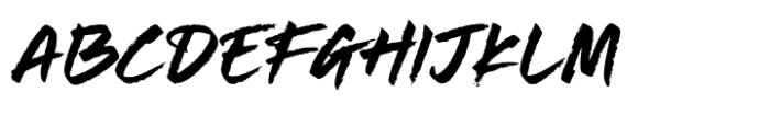 Chalker Brush Standard Font UPPERCASE