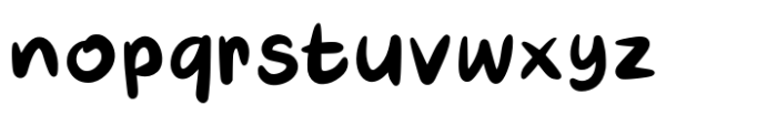 Chalking Regular Font LOWERCASE