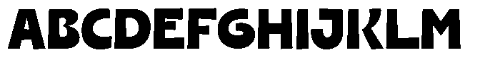 Challing Font UPPERCASE