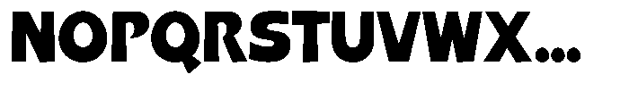 Challing Font UPPERCASE