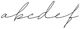 Challista Challista Sister Oblique Font LOWERCASE
