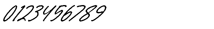 Chalontic Italic Font OTHER CHARS