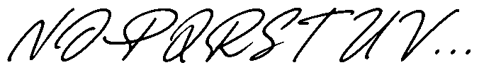 Chalontic Italic Font UPPERCASE