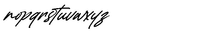 Chalontic Italic Font LOWERCASE