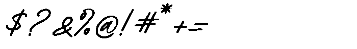 Chalontic Regular Font OTHER CHARS