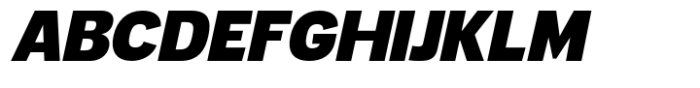 Chalty Black Italic Font