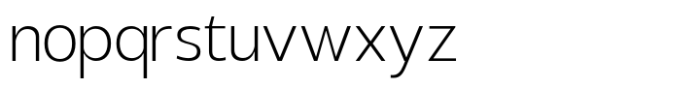 Chalty Extra Light Font LOWERCASE