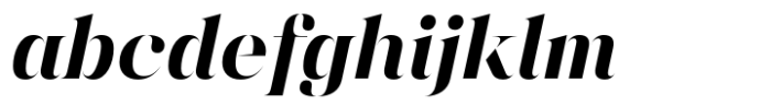 Chalulai Bold Italic Font LOWERCASE