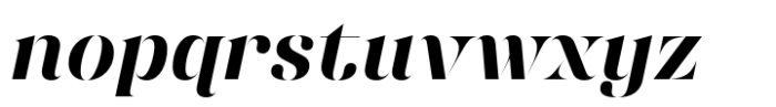 Chalulai Bold Italic Font LOWERCASE