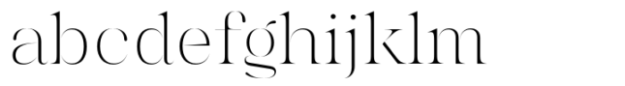 Chalulai Extra Light Font LOWERCASE