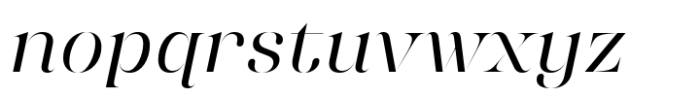 Chalulai Italic Font LOWERCASE