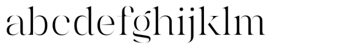 Chalulai Light Font LOWERCASE