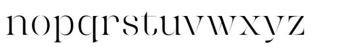 Chalulai Light Font LOWERCASE