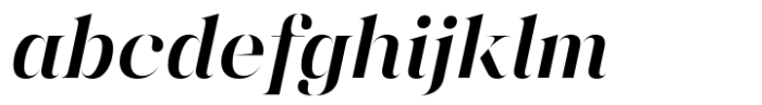 Chalulai Semi Bold Italic Font LOWERCASE