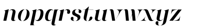 Chalulai Semi Bold Italic Font LOWERCASE