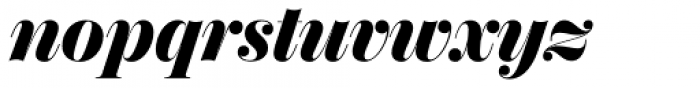 Chamberí Display ExtraBold Italic Font LOWERCASE