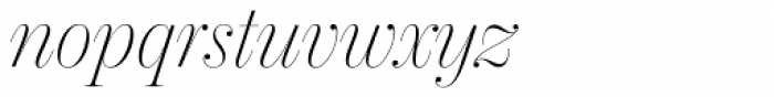 Chamberí Display ExtraLight Italic Font LOWERCASE
