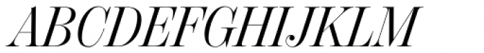 Chamberí Display Regular Italic Font UPPERCASE