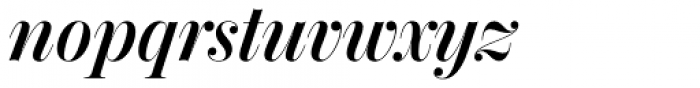 Chamberí Display SemiBold Italic Font LOWERCASE