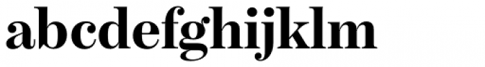 Chamberí Headline Bold Font LOWERCASE