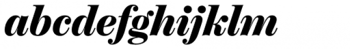 Chamberí Headline ExtraBold Italic Font LOWERCASE