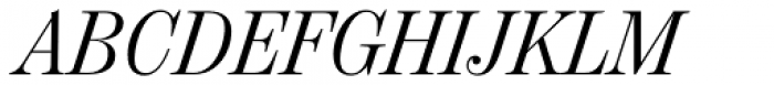Chamberí Headline Regular Italic Font UPPERCASE