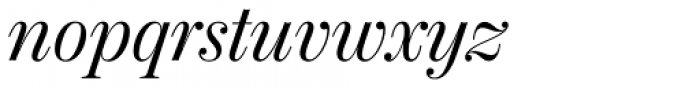 Chamberí Headline Regular Italic Font LOWERCASE