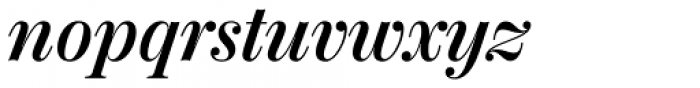 Chamberí Headline SemiBold Italic Font LOWERCASE