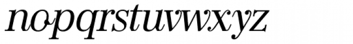 Chamber Italic Font LOWERCASE