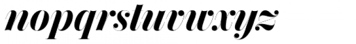 Chamberí SuperDisplay Bold Italic Font LOWERCASE