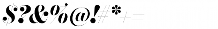 Chamberí SuperDisplay ExtraBold Italic Font OTHER CHARS