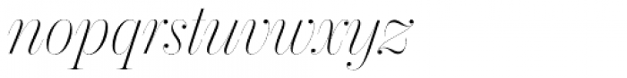 Chamberí SuperDisplay ExtraLight Italic Font LOWERCASE