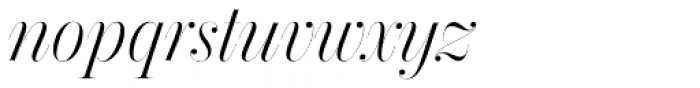 Chamberí SuperDisplay Light Italic Font LOWERCASE