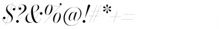 Chamberí SuperDisplay Regular Italic Font OTHER CHARS