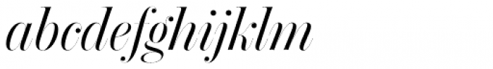 Chamberí SuperDisplay Regular Italic Font LOWERCASE