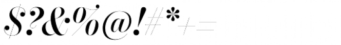 Chamberí SuperDisplay SemiBold Italic Font OTHER CHARS