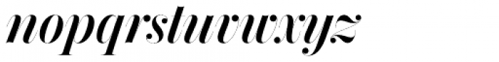 Chamberí SuperDisplay SemiBold Italic Font LOWERCASE