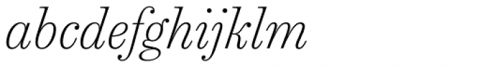 Chamberí Text ExtraLight Italic Font LOWERCASE