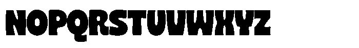 Chambs Font UPPERCASE