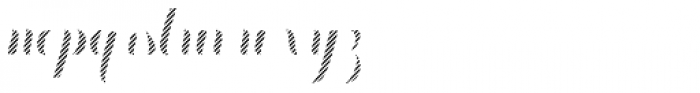 Chameleon Fill Stripe 4 Font LOWERCASE